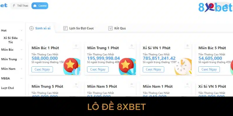 Lô đề 8xbet - Kinh nghiệm chơi chọn số đề may mắn từ cao thủ Lô đề 8xbet rất được ưa chuộng hiện nay